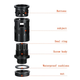 Bellows Dual Waterproof Quick Insert Connector (PG/M/G) thumbnail 6
